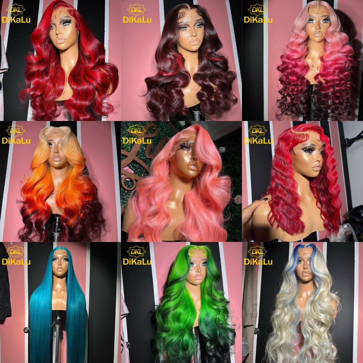 Light Purple HD Transparent Lace Wigs Deep Wave Lace Front Human Hair Wigs Brazilian Virgin Hair 180% For Black Women 8-40 Inch