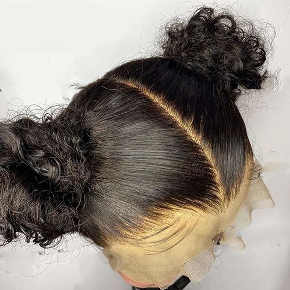 Wholesale Brazilian Straight 360 Full Lace Front Human Hair Wigs For Black Women Natural Hd Transparent Lace Frontal Wigs