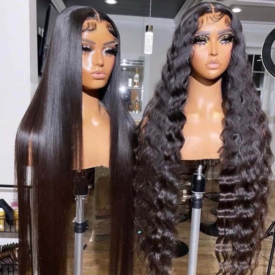 Wholesale Brazilian Straight 360 Full Lace Front Human Hair Wigs For Black Women Natural Hd Transparent Lace Frontal Wigs