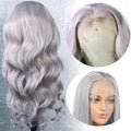 150% 180% Density HD Full lace Human Hair Wig grey body wave Virgin Human Hair Lace Front Wig for Black Women