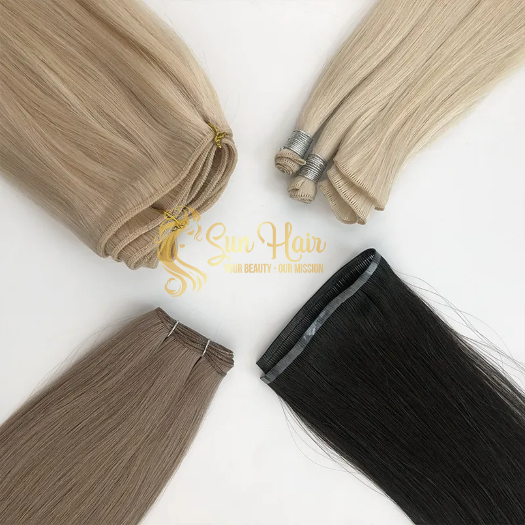 Wholesale Hot Trendy Full Color Full Length Genius Weft Hair Super Double Drawn 100% Vietnamese Human Hair Extensions
