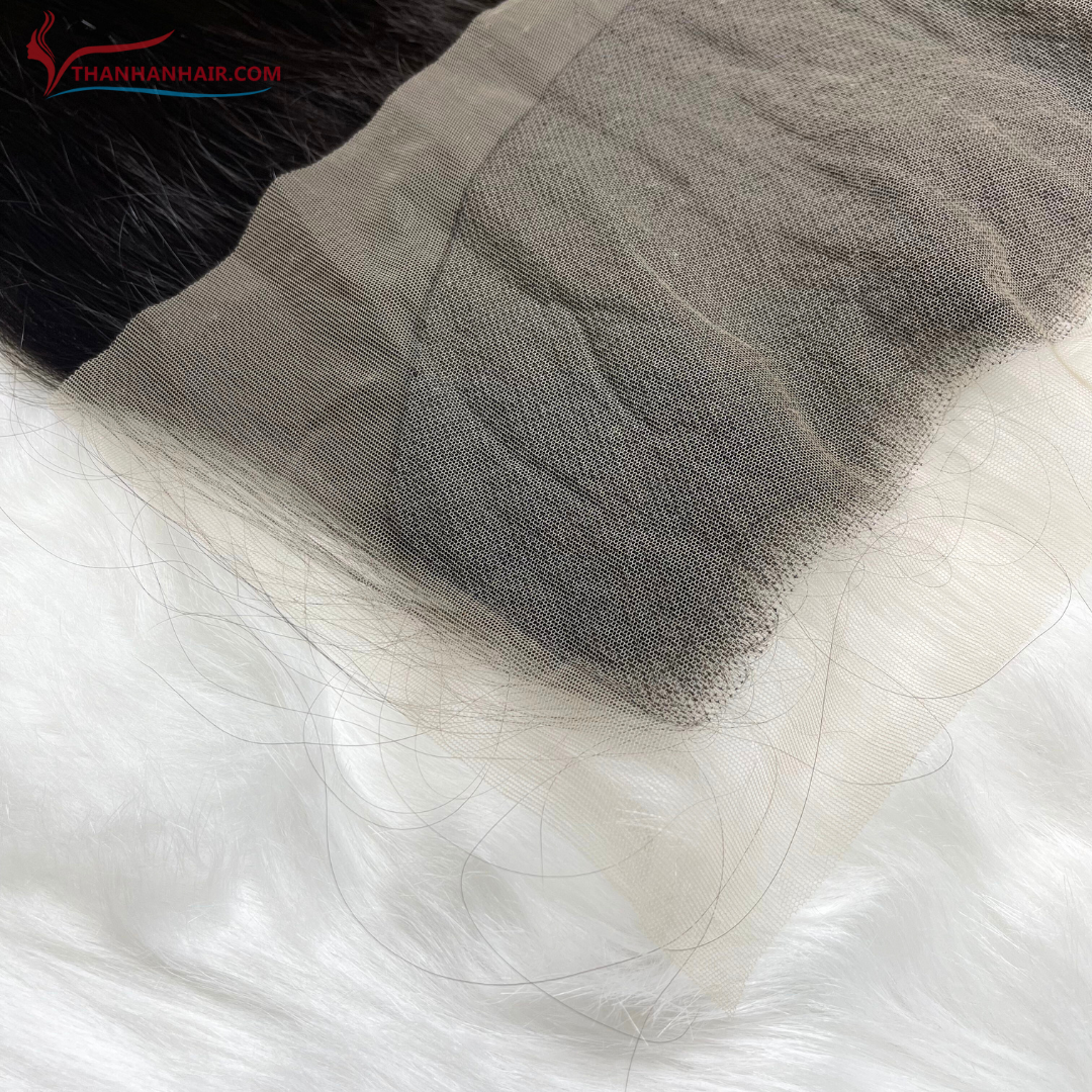 TOP HIGH QUALITY 100% Raw vietnamese human hair cuticle aligned Lace HD Frontal Natural Straight ready to ship