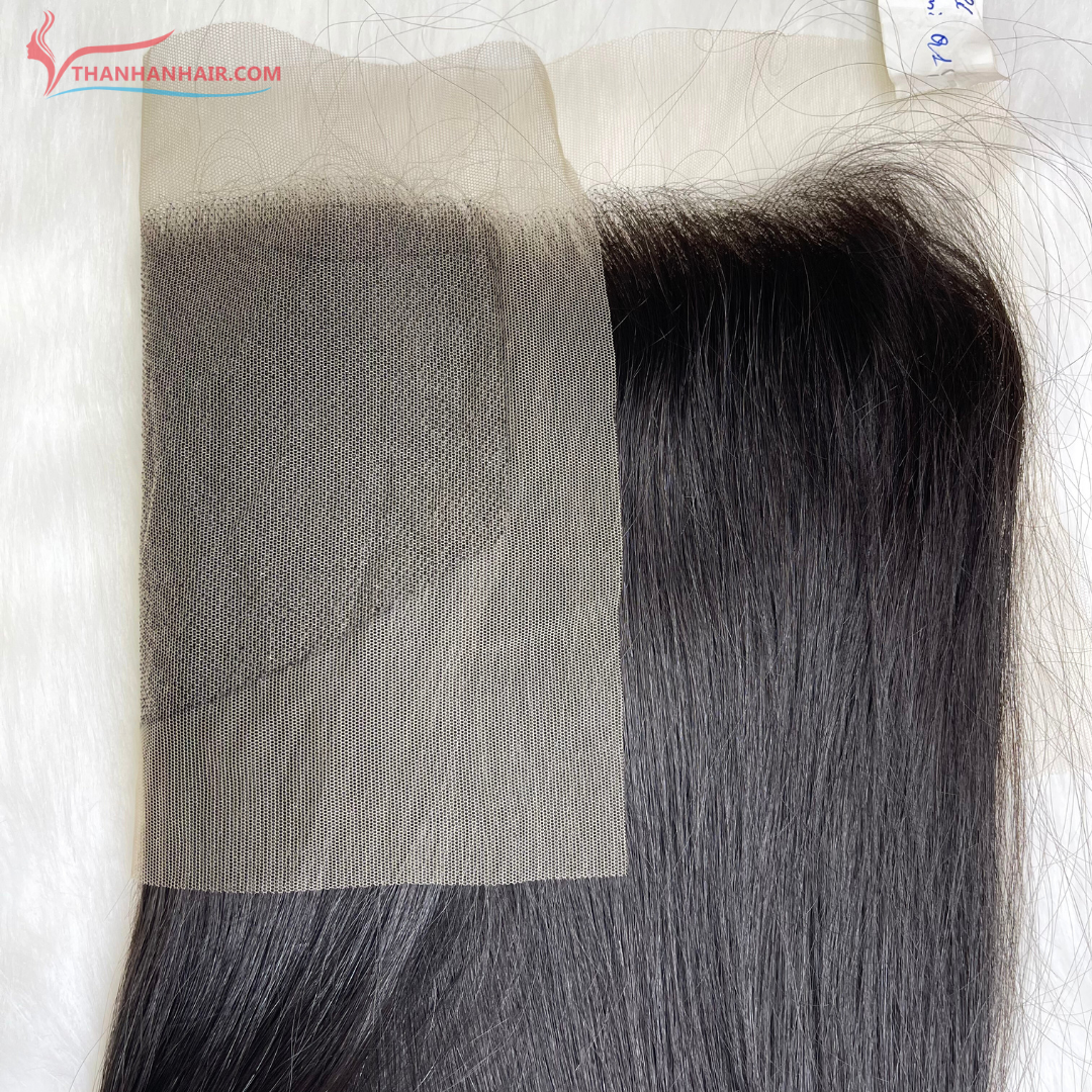 TOP HIGH QUALITY 100% Raw vietnamese human hair cuticle aligned Lace HD Frontal Natural Straight ready to ship