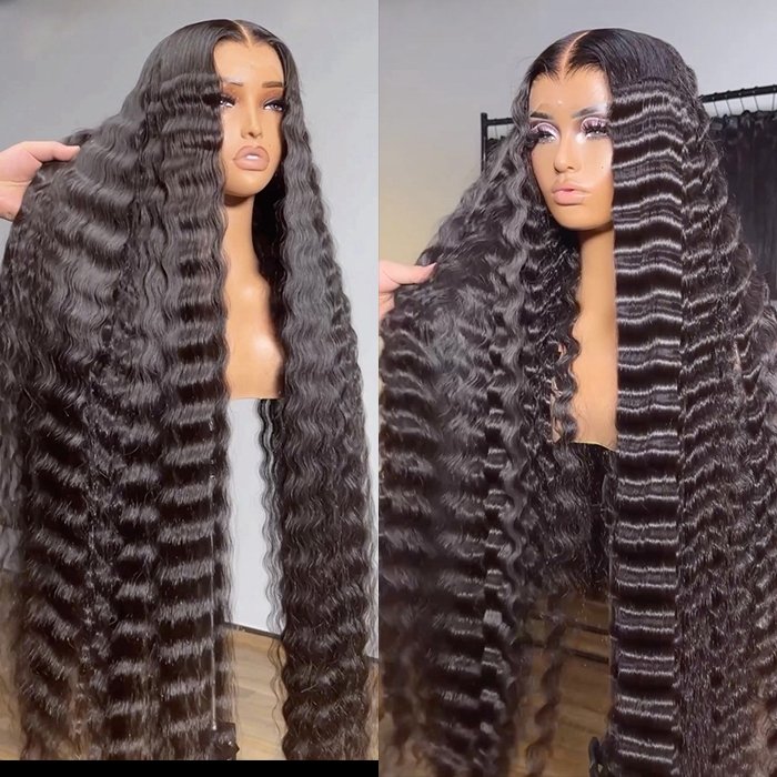 Glueless wigs Vendor Vietnamese Virgin raw human hair 13x6 hd lace frontal pre plucked wear and go deep wave human hair wigs
