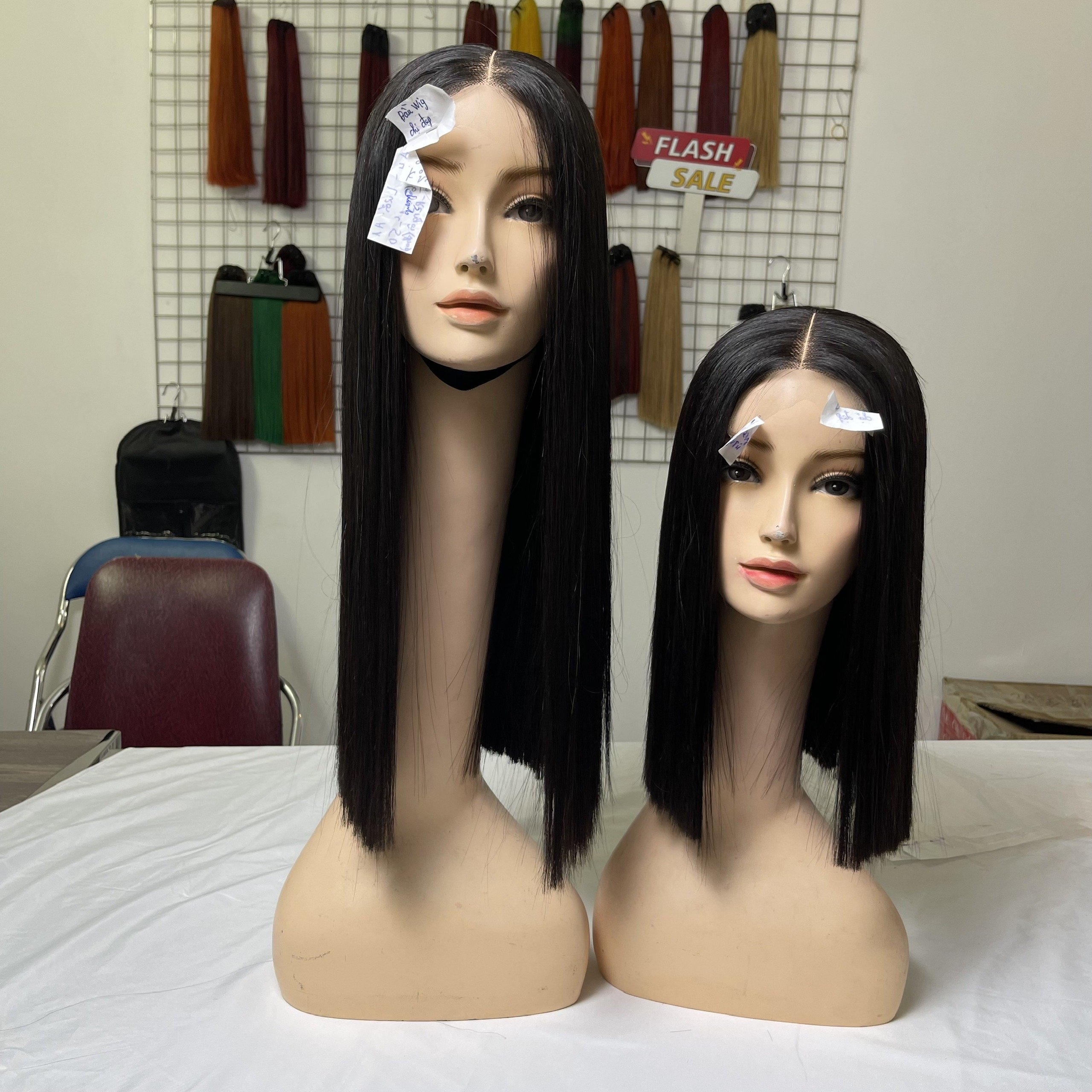TOP TRENDING!! 100% Vietnamese Human Hair Extensions Wig All Color Raw human hair high quality unprocessed hair