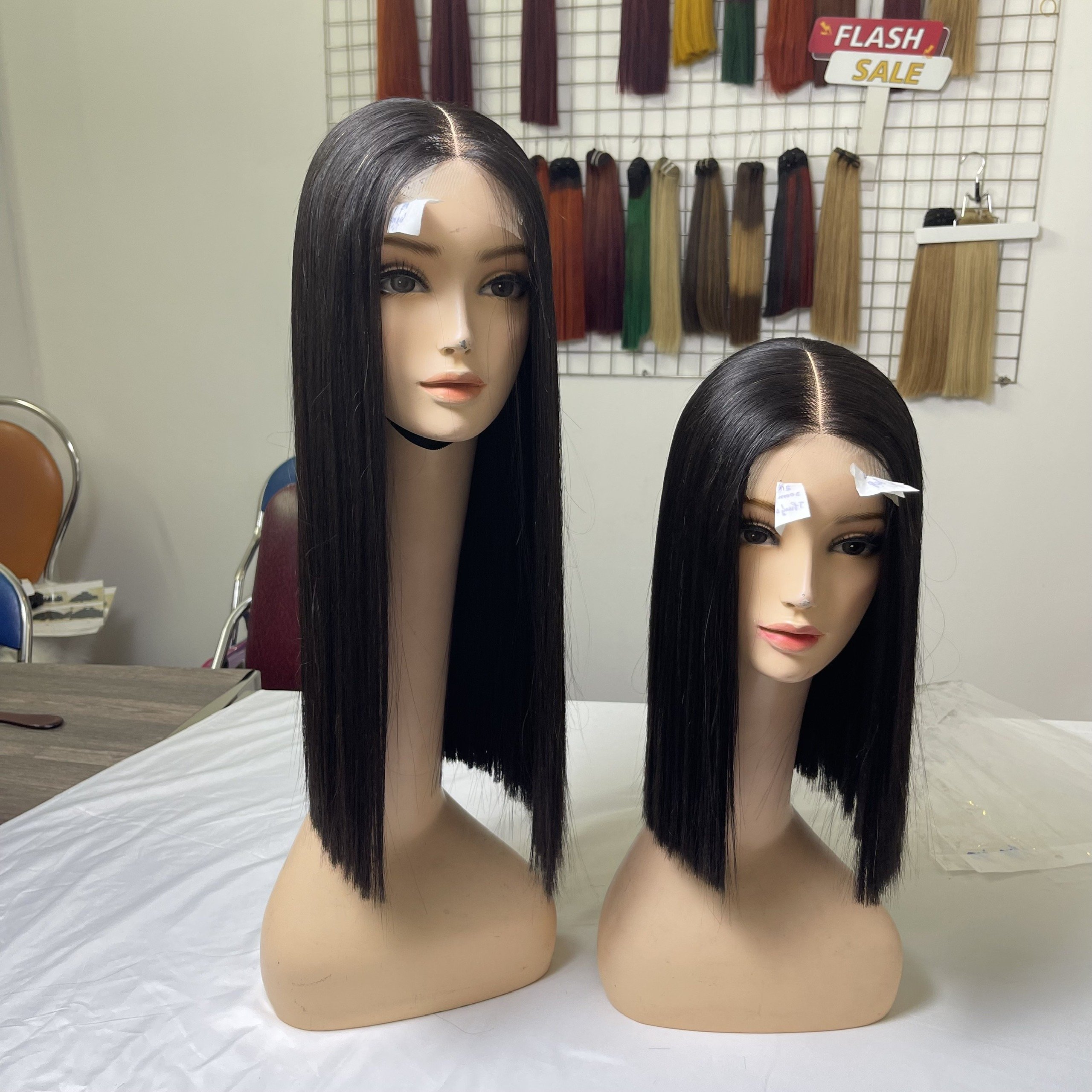 TOP TRENDING!! 100% Vietnamese Human Hair Extensions Wig All Color Raw human hair high quality unprocessed hair