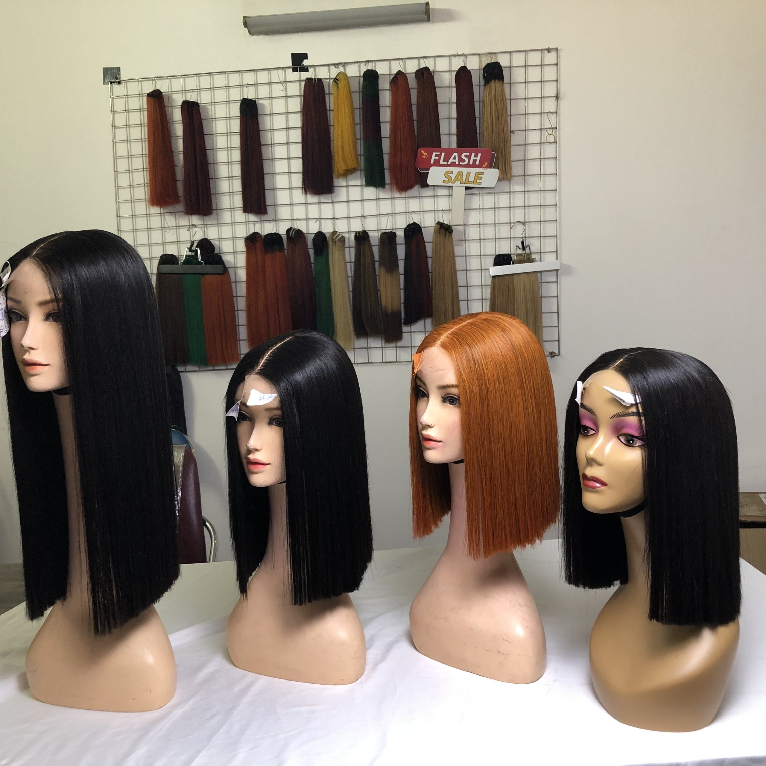 TOP TRENDING!! 100% Vietnamese Human Hair Extensions Wig All Color Raw human hair high quality unprocessed hair