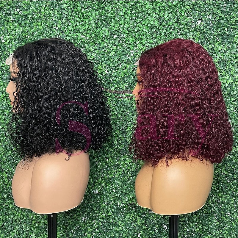 Wholesale 250% Density 2x6 4x4 5x5 Gluless Wig Raw Vietnamese Virgin Hair Vendors Pixie Curly Human Hair Wigs for Black Women