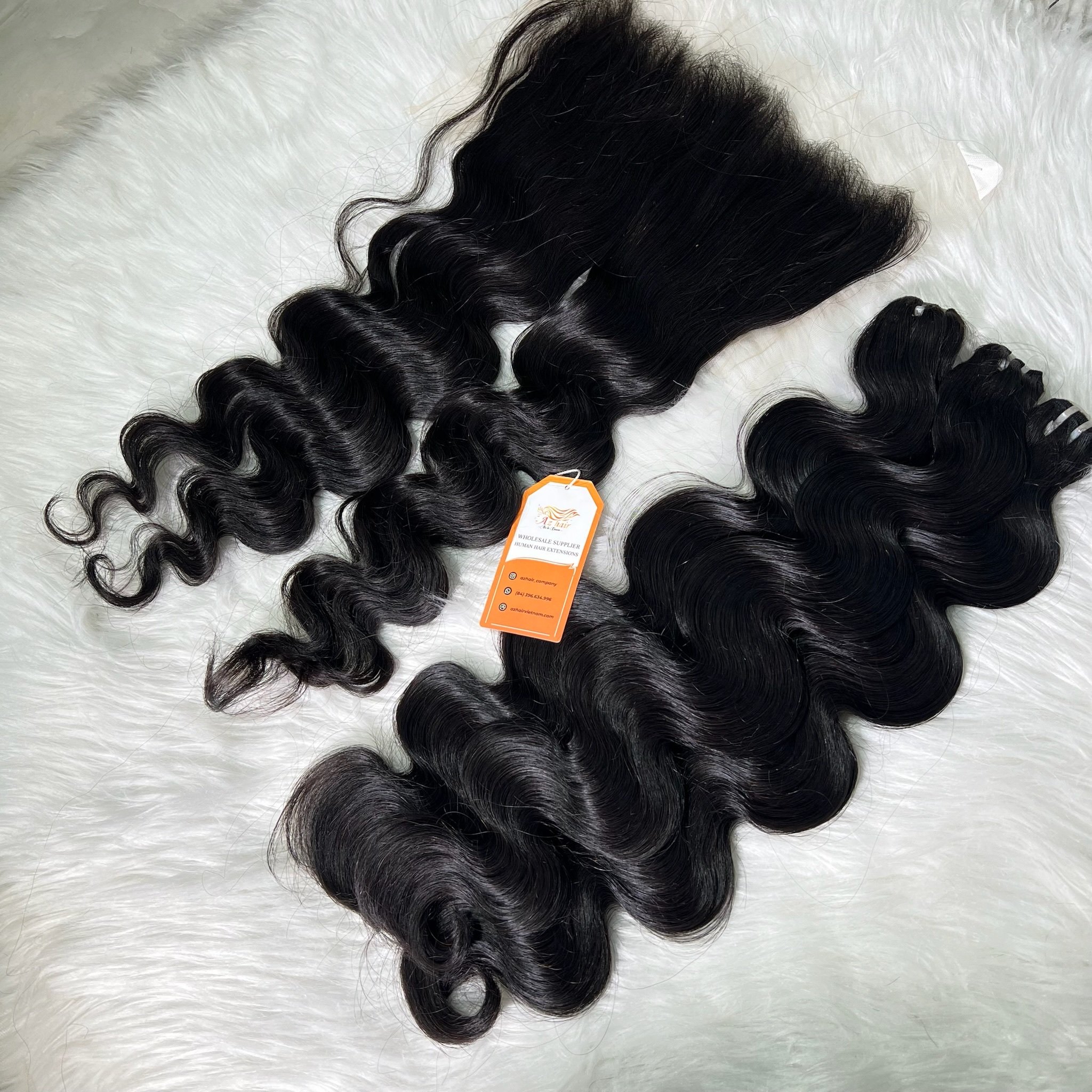 Raw Hair Bundles Body Wavy from Vietnamese 100% Human Hair Pure Raw Unprocessed Virgin Cuticle Aligned Hair