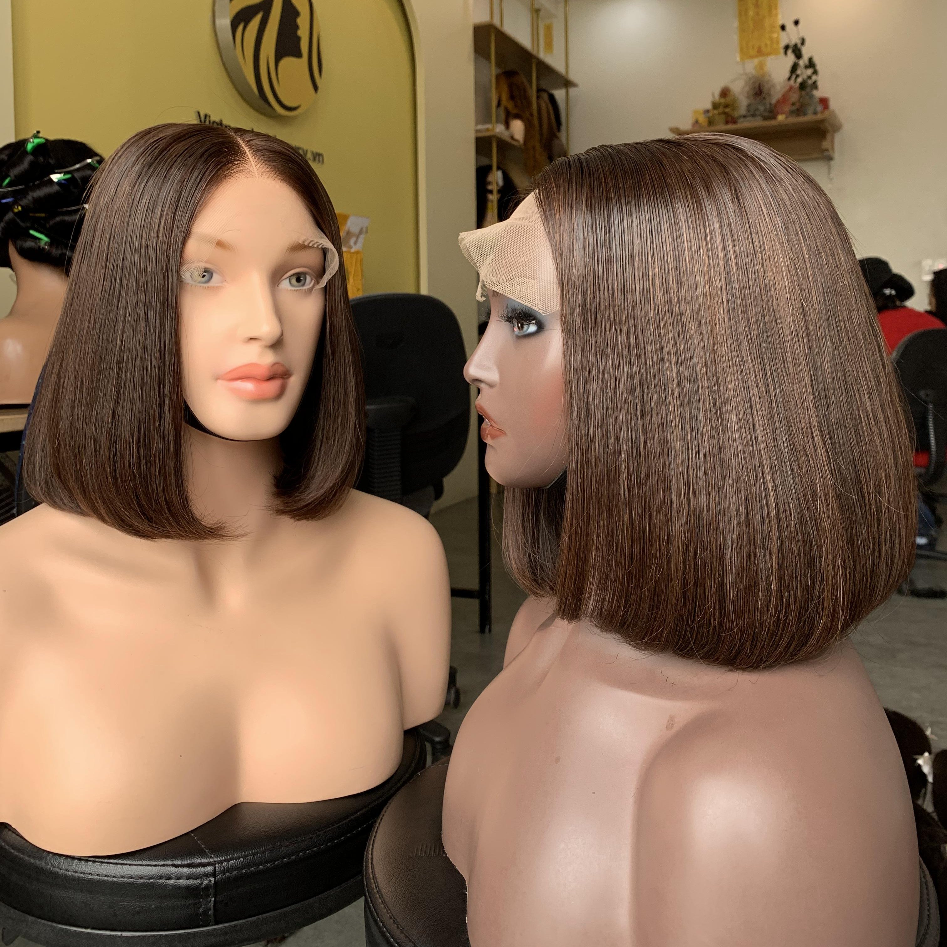 Bob Wigs Available 8 To16 Inches Made Of 100% Real Vietnamese Human Hair Wholesale Price