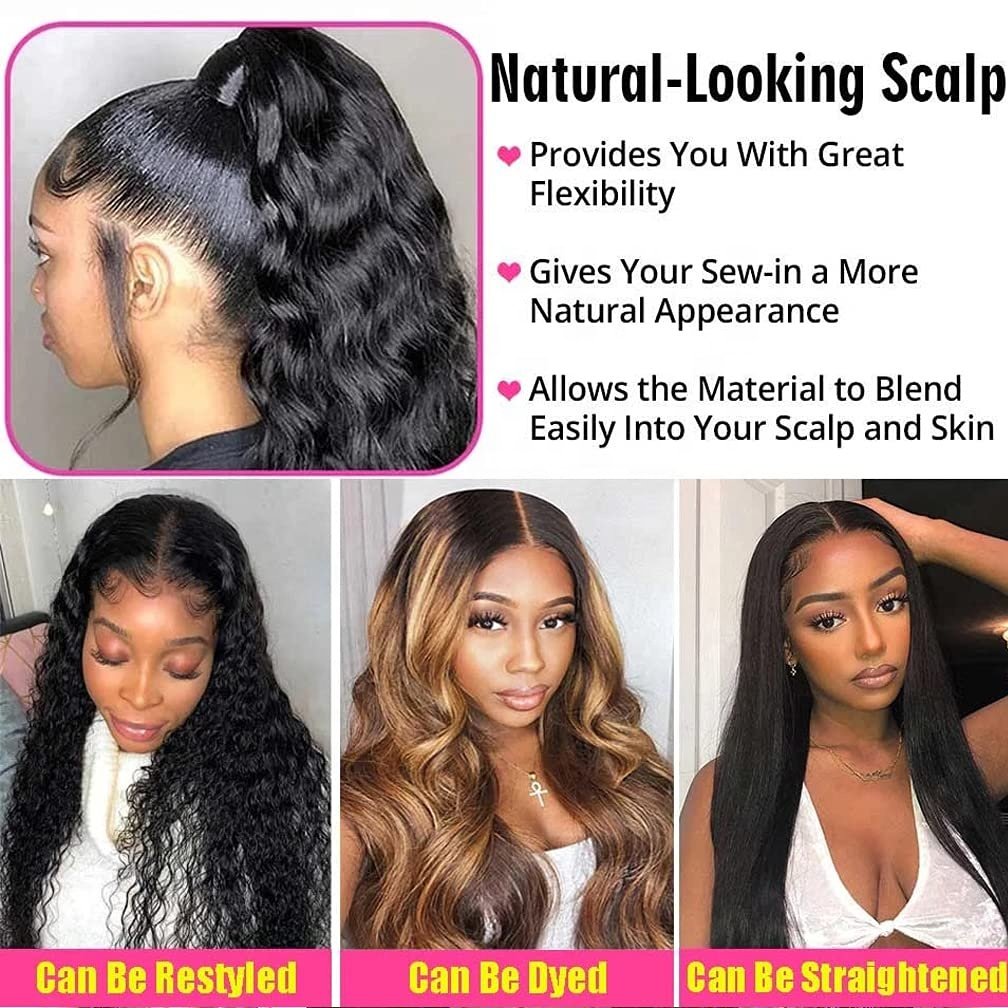 180% Density Luxury 10A 100% Virgin Brazilian Body Wave Human Hair Wigs 13x4 HD Lace Front Human Hair Wigs