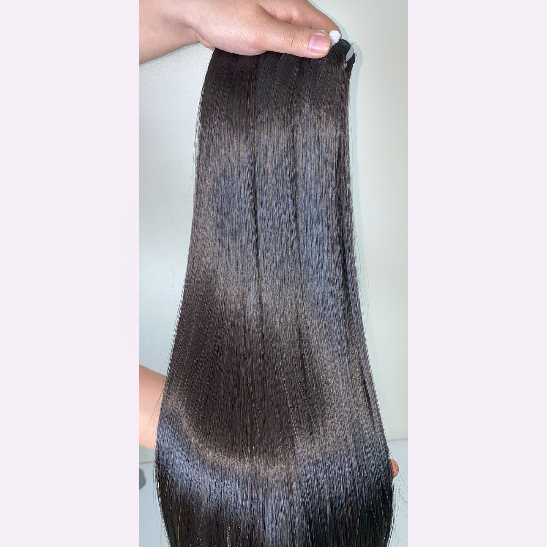 Raw Good Quality Vietnamese Hair Super Silky Bone Straight Raw Hair Extensions, Bundle Hair Vendors, Cuticle Aligned Virgin Hair