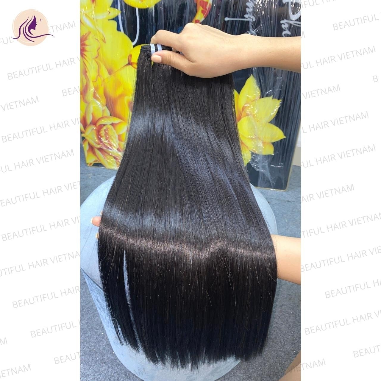 Raw Good Quality Vietnamese Hair Super Silky Bone Straight Raw Hair Extensions, Bundle Hair Vendors, Cuticle Aligned Virgin Hair