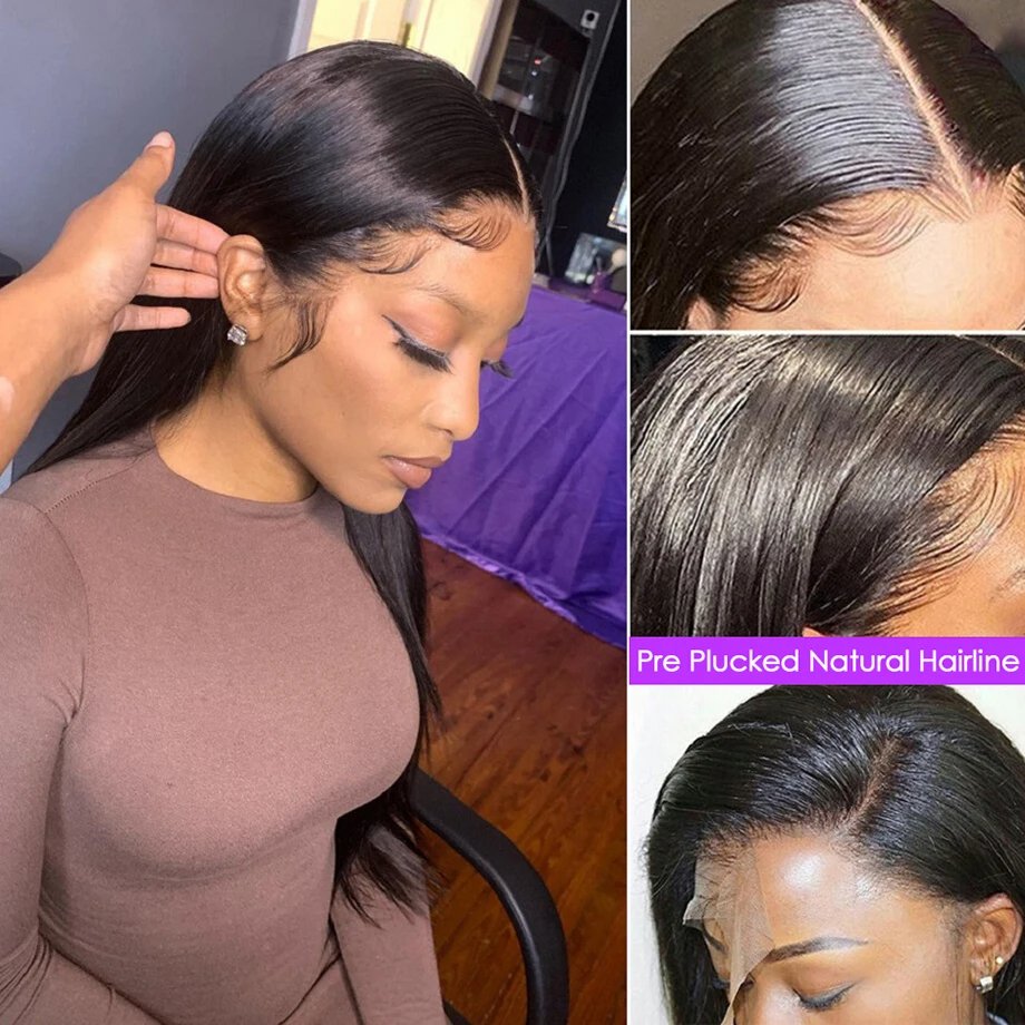 Wholesale Raw Indian Mink Virgin Human Hair Hd 13x4 13x6 4x4 5x5 Lace Frontal Wig 360 Full Transparent Lace Front Human Hair Wig