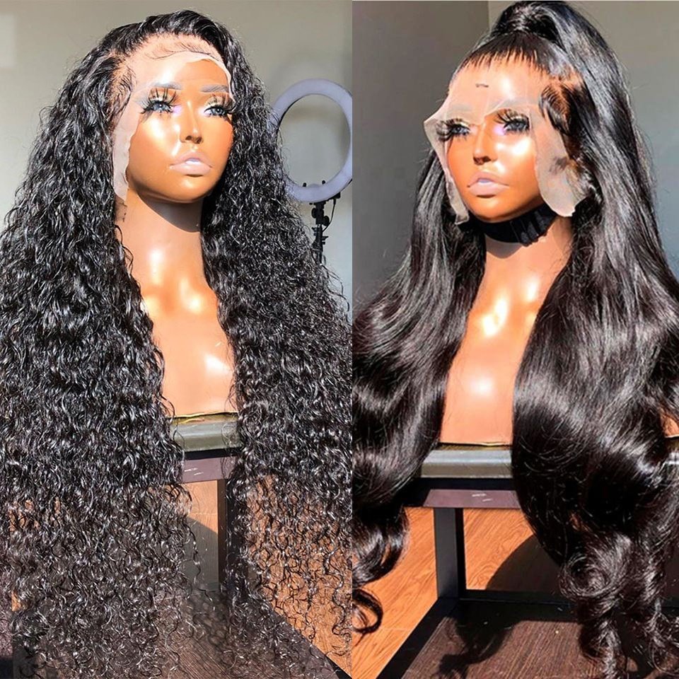 Transparent Full Hd Lace Front Wig,Raw Hair Wig Human Hair Vendor For Black Women,Natural Color Lace Front Human Hair Wigs
