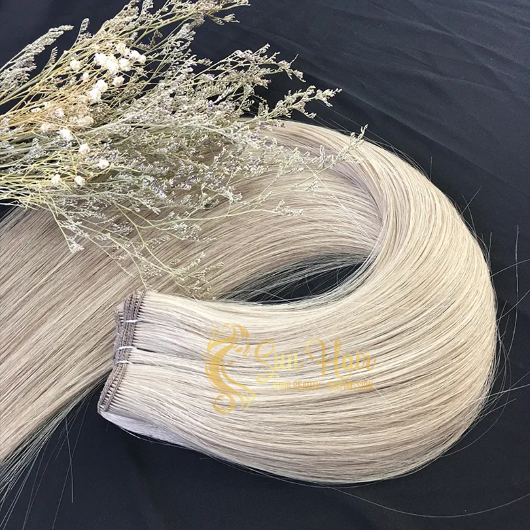 Sun Hair Company Hot Trending Genius Weft Double Drawn Blonde Color 100% Vietnamese Hair Human Hair Extensions