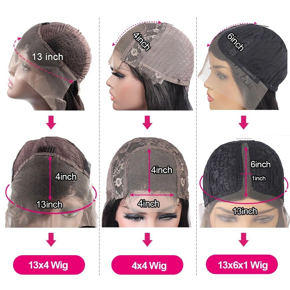 2022 Hot Sale Brazilian 4*4 Inches Natural Full Lace Bob Wig Glueless Short Straight Human Hair Wig HD Lace Cap Color