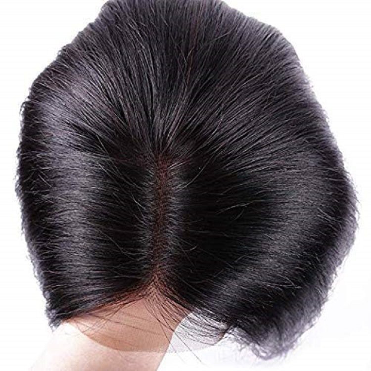 2022 Hot Sale Brazilian 4*4 Inches Natural Full Lace Bob Wig Glueless Short Straight Human Hair Wig HD Lace Cap Color