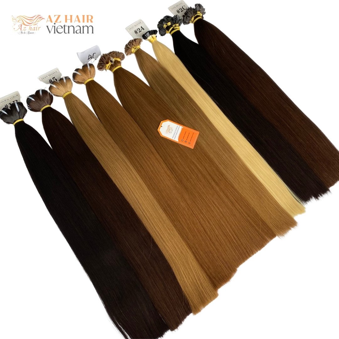 Top Selling Super Double Drawn Bone Straight Silky And Shiny Weft Bundles hair Extensions From Vietnam