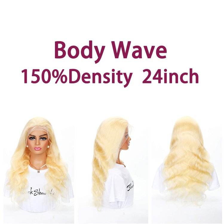 FH Human Hair Lace Wig 13x4 613 Blonde Transparent Lace Front Wig Brazilian Human Hair Wig