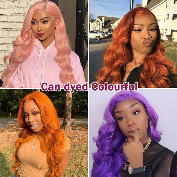 FH Human Hair Lace Wig 13x4 613 Blonde Transparent Lace Front Wig Brazilian Human Hair Wig