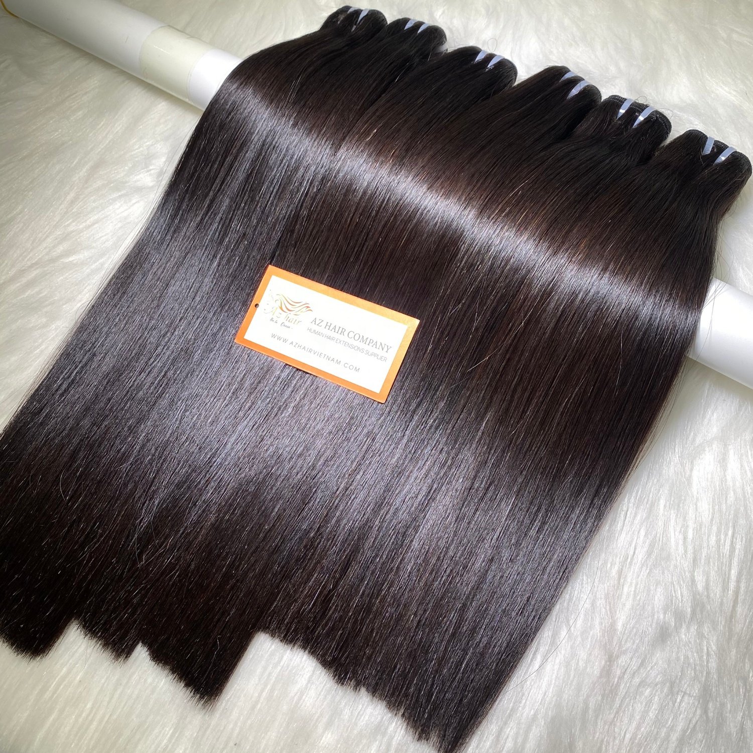 Wholesale Price Natural Color Human Hair Bundles Weft Hair Extensions From Vietnamese Hair Vendor Silky Smooth