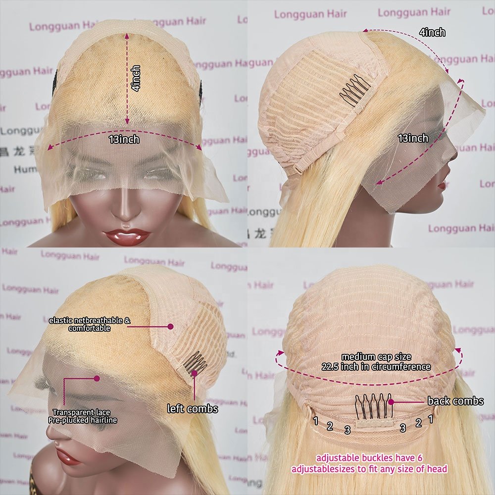 Human Hair Wig Raw Vietnamese Hair Wholesale Ready to Ship Products Real Human Hair Brazilian Jerry Curl 613 Color Long 2 Pieces