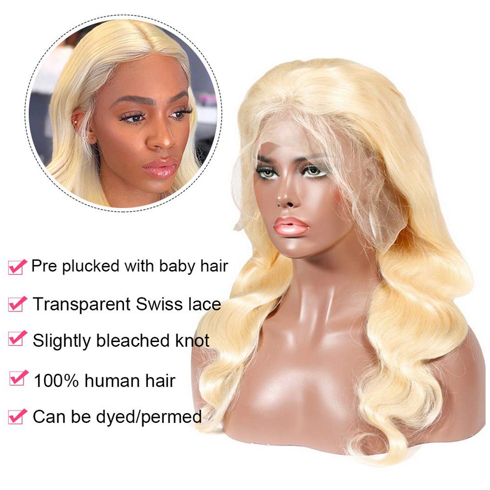 Wholesale Human Hair 613 Blonde Color 13x6 13x4 Thin Swiss Hd Lace Front Wig For Black Women