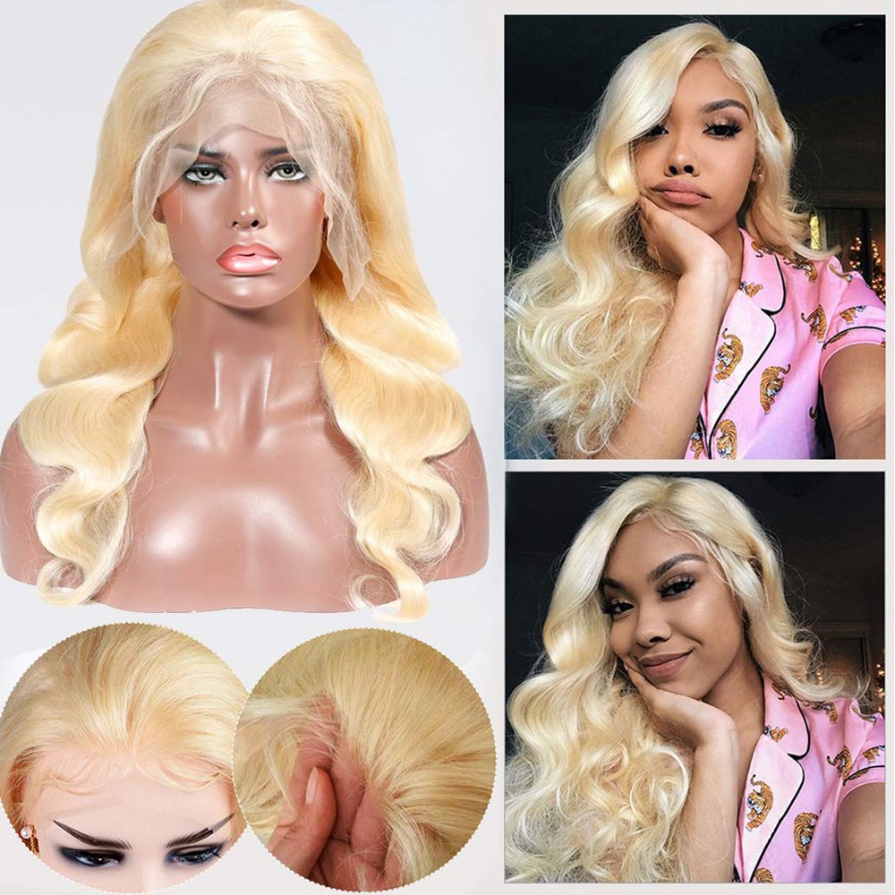 Wholesale Human Hair 613 Blonde Color 13x6 13x4 Thin Swiss Hd Lace Front Wig For Black Women