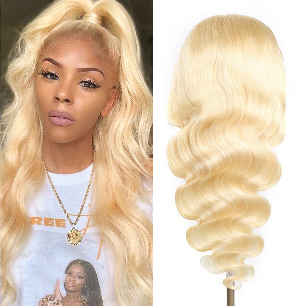 Wholesale Human Hair 613 Blonde Color 13x6 13x4 Thin Swiss Hd Lace Front Wig For Black Women