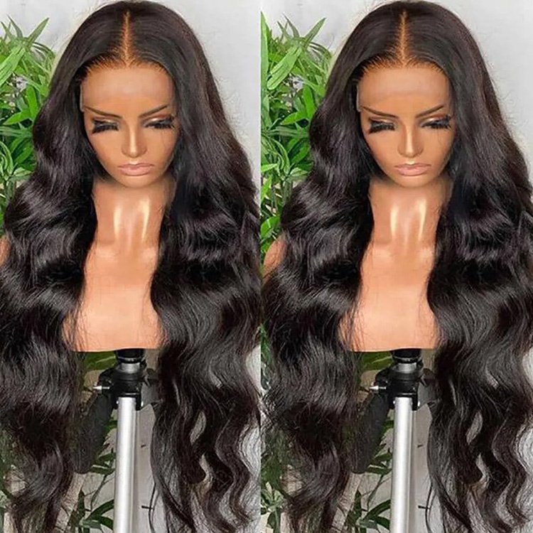 Natural Wigs Human Hair Lace Front Brazilian Wigs Straight For Black Women Human Hair 360 HD Lace Frontal Body Wave Wig