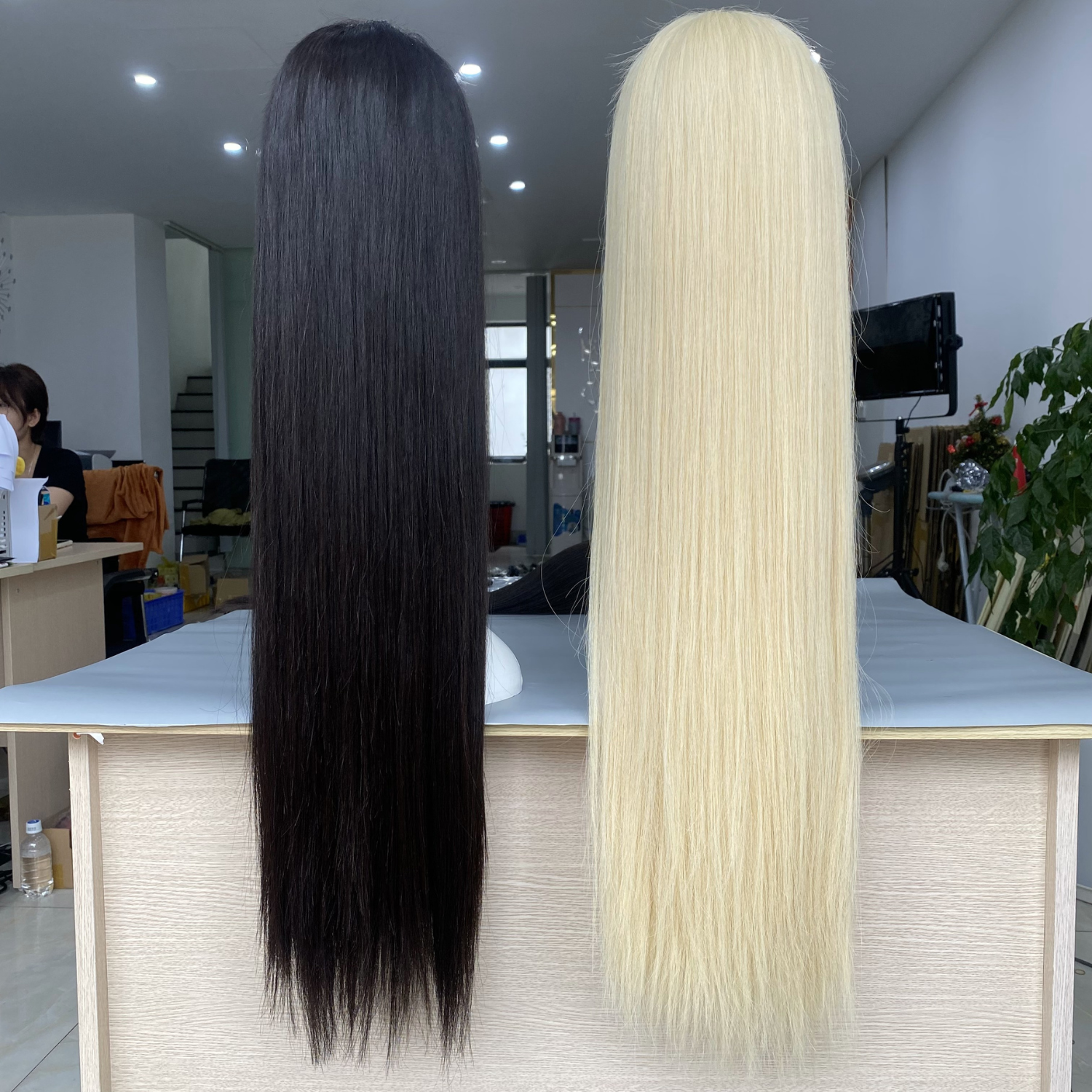 100% Natual Human Hair Wig Cuticle Aligned 13*4 HD Swiss Lace Front Wigs Silky Straight Virgin Human Hair Extensions Wigs