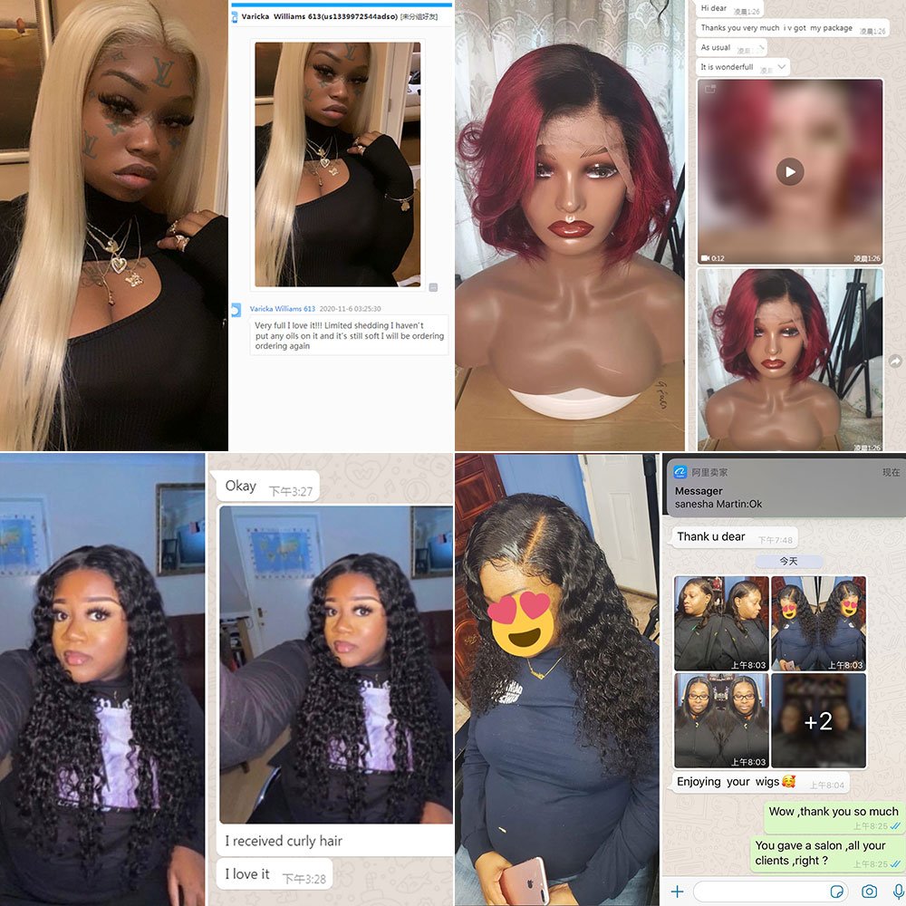 Front Wigs Human Hair Wigs Transparent Deep Wave , Glueless Virgin Brazilian Loose 360 Full Lace Pre Pluck Lace HD 13*4 13*6
