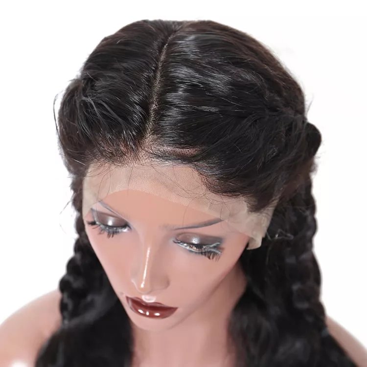 12"-30" Brazilian Human Hair Natural Hairline 13X4 4x4 Lace Front Wig With Baby Hair For Black Women