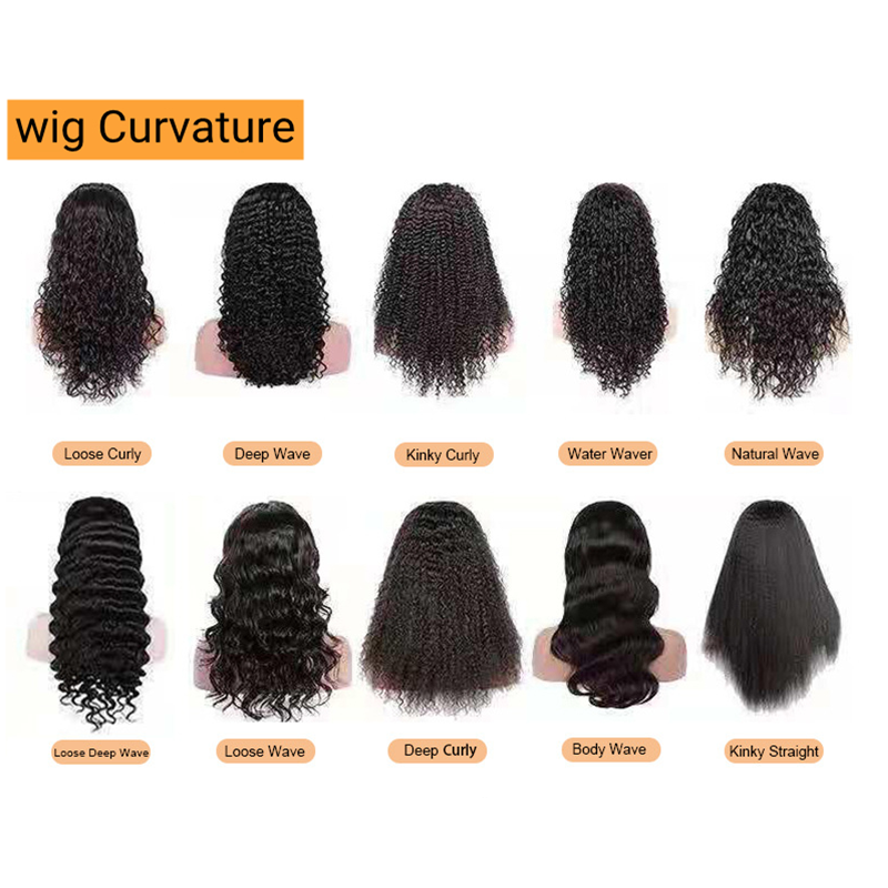 12"-30" Brazilian Human Hair Natural Hairline 13X4 4x4 Lace Front Wig With Baby Hair For Black Women