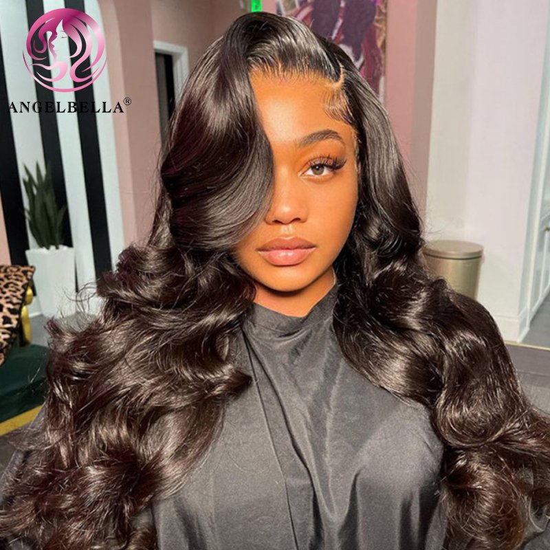 Angelbella 13x4 Body Wave Raw Virgin Human Hair Wigs 13x6 Hd Lace Front Wigs Raw Vietnamese Hair Wigs For Black Women