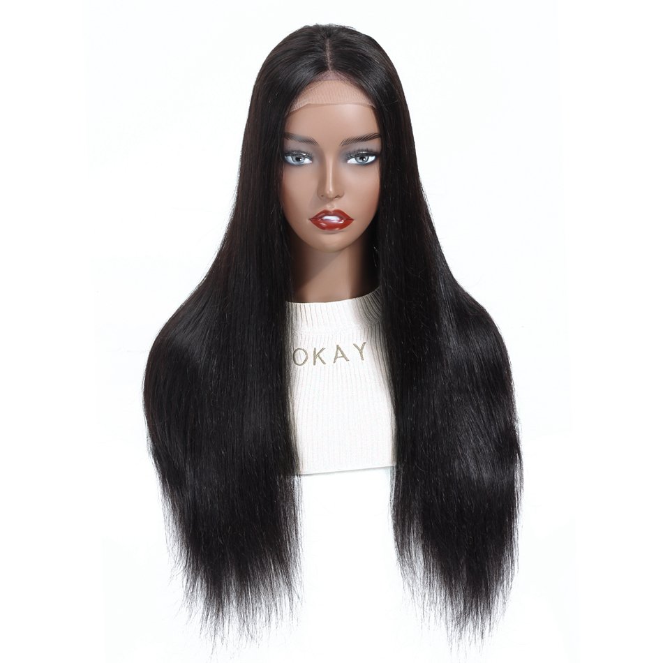 Raw Brazilian Bone Straight Human Hair Hd Lace Closure Wigs Human Hair 5X5 HD Lace Closure Wigs Human Hair Wigs For Black Women