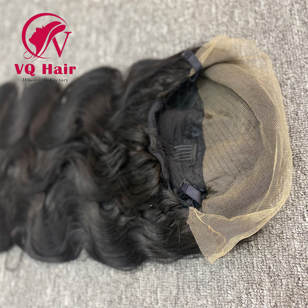 Hot Selling Body Wave Lace Frontal Wig Transparent Lace Hair Extension Virgin Vietnamese Hair Cuticle Aligned