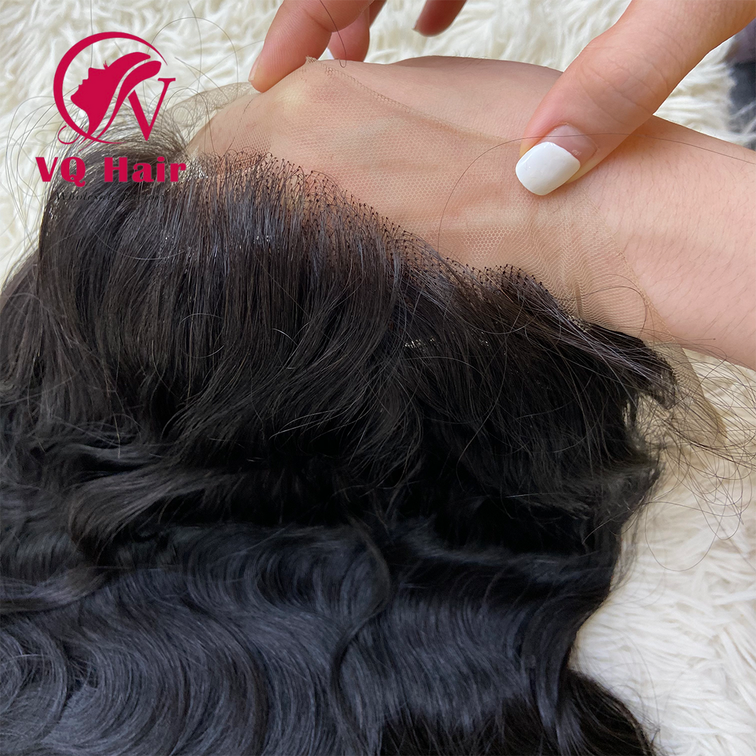 Hot Selling Body Wave Lace Frontal Wig Transparent Lace Hair Extension Virgin Vietnamese Hair Cuticle Aligned
