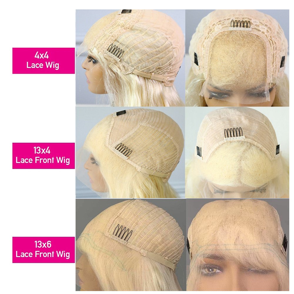 Purple Transparent 13x4 Lace Front Bob Human Hair Wigs Pre Plucked Straight Blunt Cut Brazilian Remy 5x5 Closure Wig 200 Density