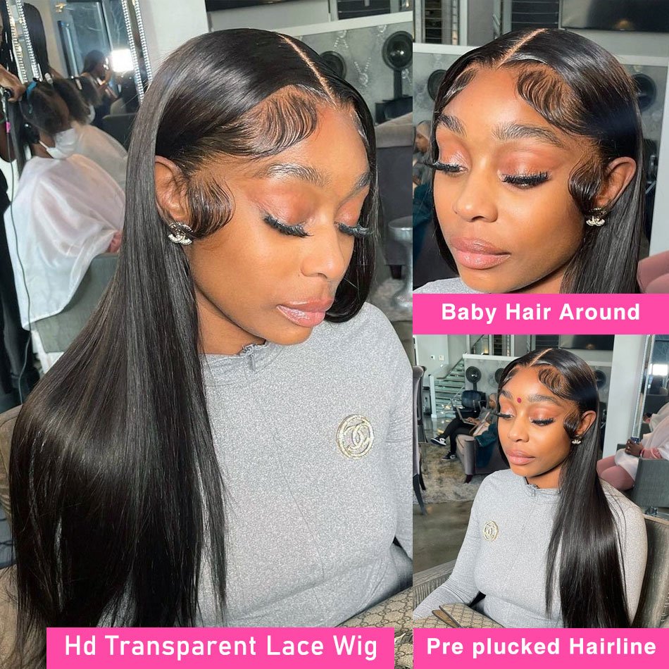 Cheap Raw Indian Human Hair Wigs 360 Full Hd Lace Frontal Wigs Bone Straight Human Hair Short Lace Front Wigs For Black Women