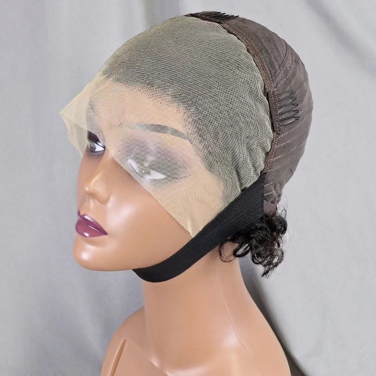 Wholesale Peruvian 100% Virgin Raw Human Hair Bomb Afro Curly Pre-Plucked 13x4 Full Lace Front Human Hair Wigs for Black Women