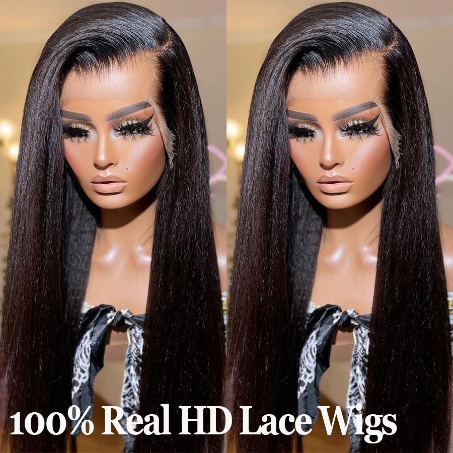 Cheap Bone Straight Full Lace Human Hair Wigs For Black Women HD 360 Lace Frontal Wig Vendors 13X6 Lace Front Wig Free Sample