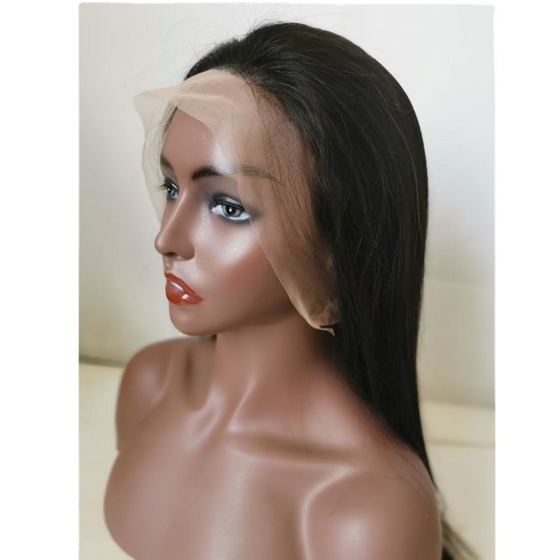 Wholesale 130% 150% 180% Density Transparent Lace Virgin Brazilian Human Hair Lace Front Wig