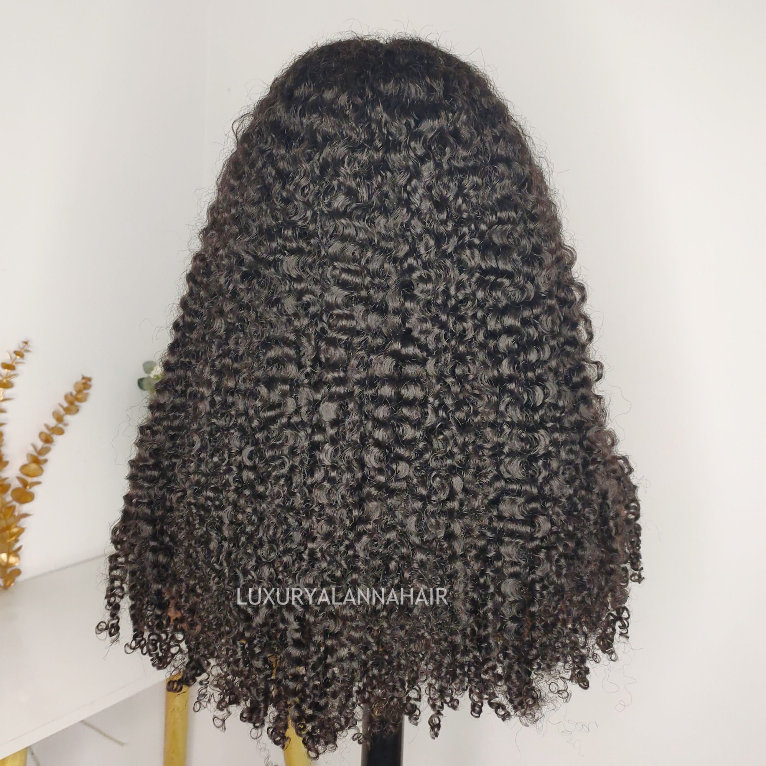 New Arrival Cambodian Kinky Curly Wig Type 3C Soft Kinky Curly Lace Front Wig HD 13*4 Cambodian Human Hair Natural Wigs
