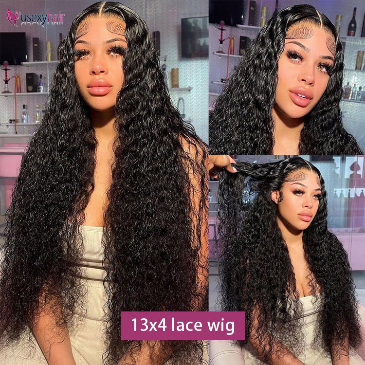 water wave transparent lace front raw virgin human hair wigs natural 100 human wigs human hair pre plucked lace front glueless