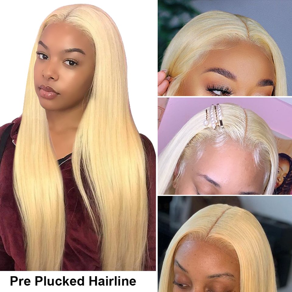 613 Full Lace Wig Human Hair,Brazilian 613 Blonde Full Lace Human Hair Wig,40 Inch 613 Virgin Hair Human Hair Full Lace Wig