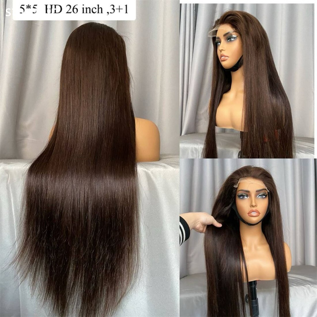Raw Cambodian Hair Wigs,Raw Indian Hair Glueless Full Hd Lace Frontal Wigs,Raw Vietnamese Hair Cuticle Aligned Human Hair Wigs
