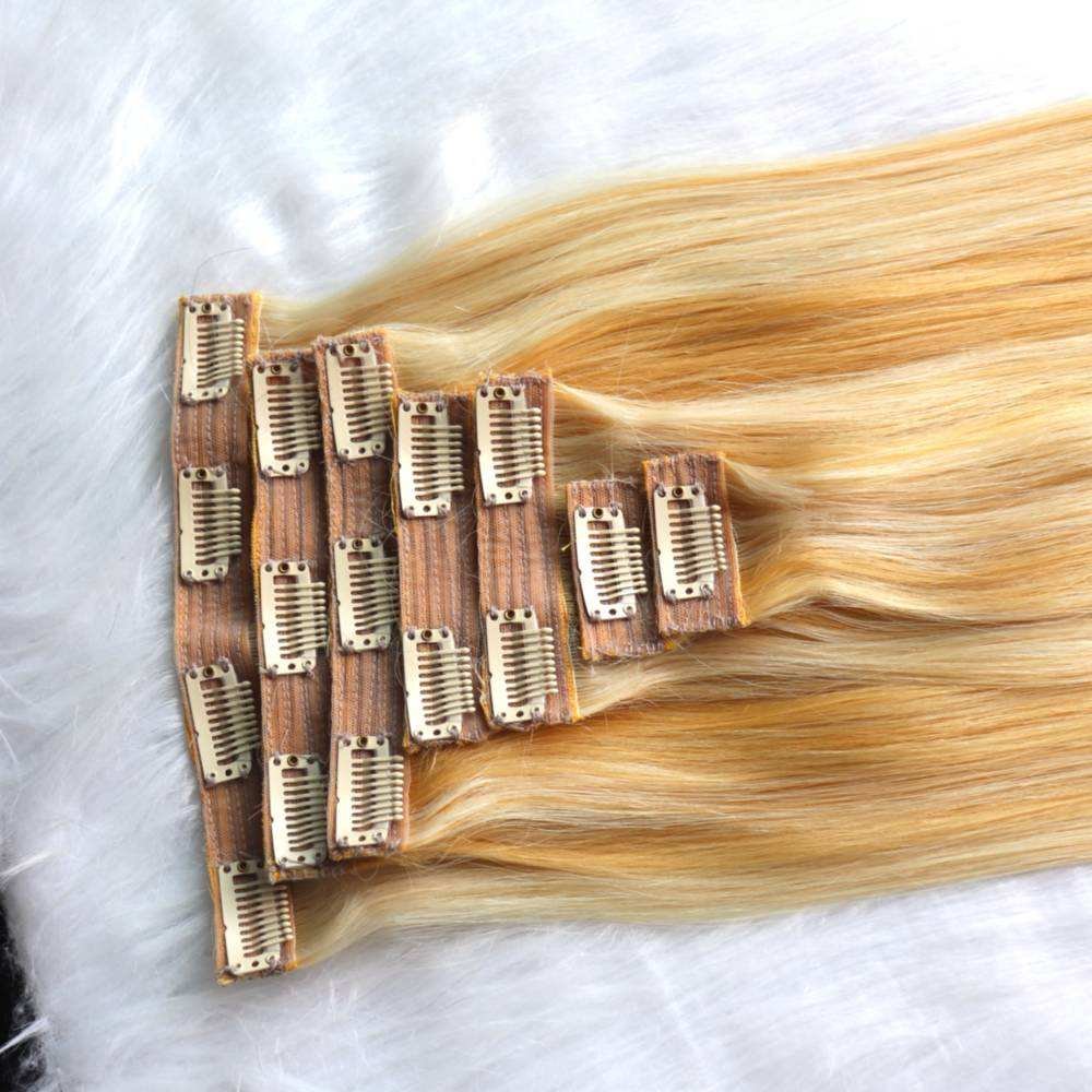 New Products Natural Virgin Clip in Hair Extension Raw Vietnamese human hair Kinky Straight Clip ins For Black Women