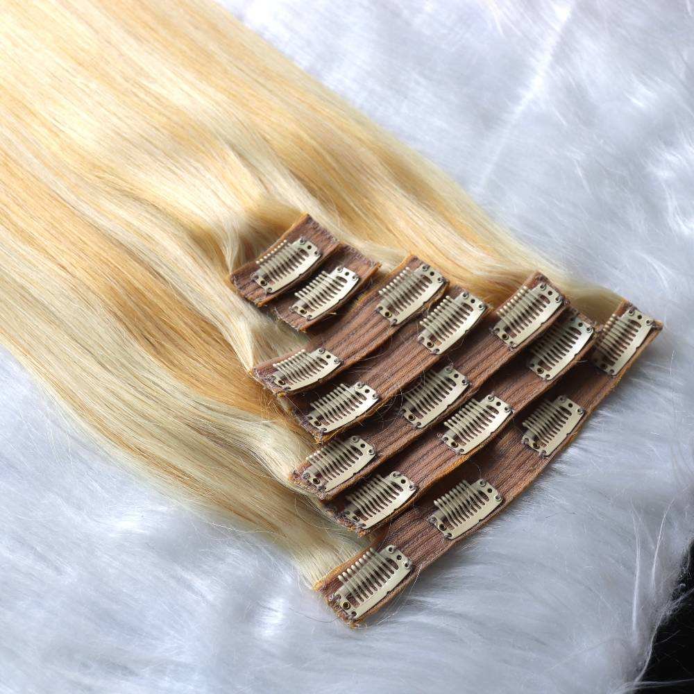 New Products Natural Virgin Clip in Hair Extension Raw Vietnamese human hair Kinky Straight Clip ins For Black Women